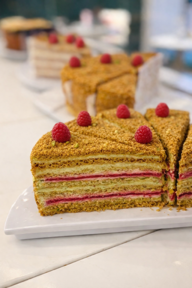 Honigkuchen Pistazien